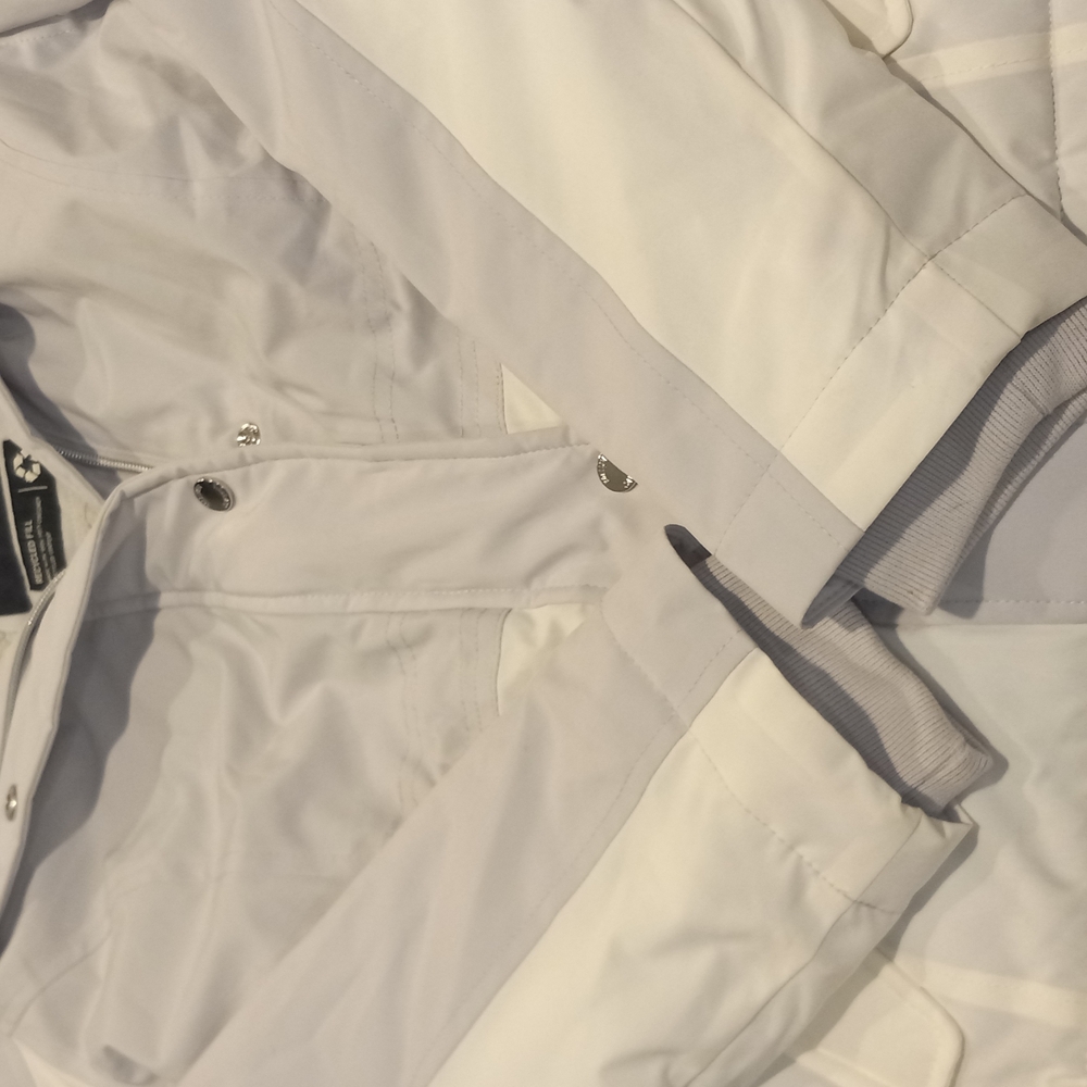 Stylish White and Gray Jacket